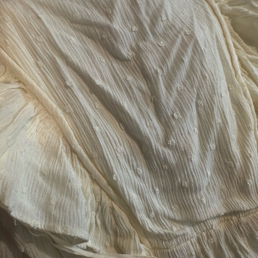 Altar'd State Cream Ruffle Mini Dress - Picture 3 of 4